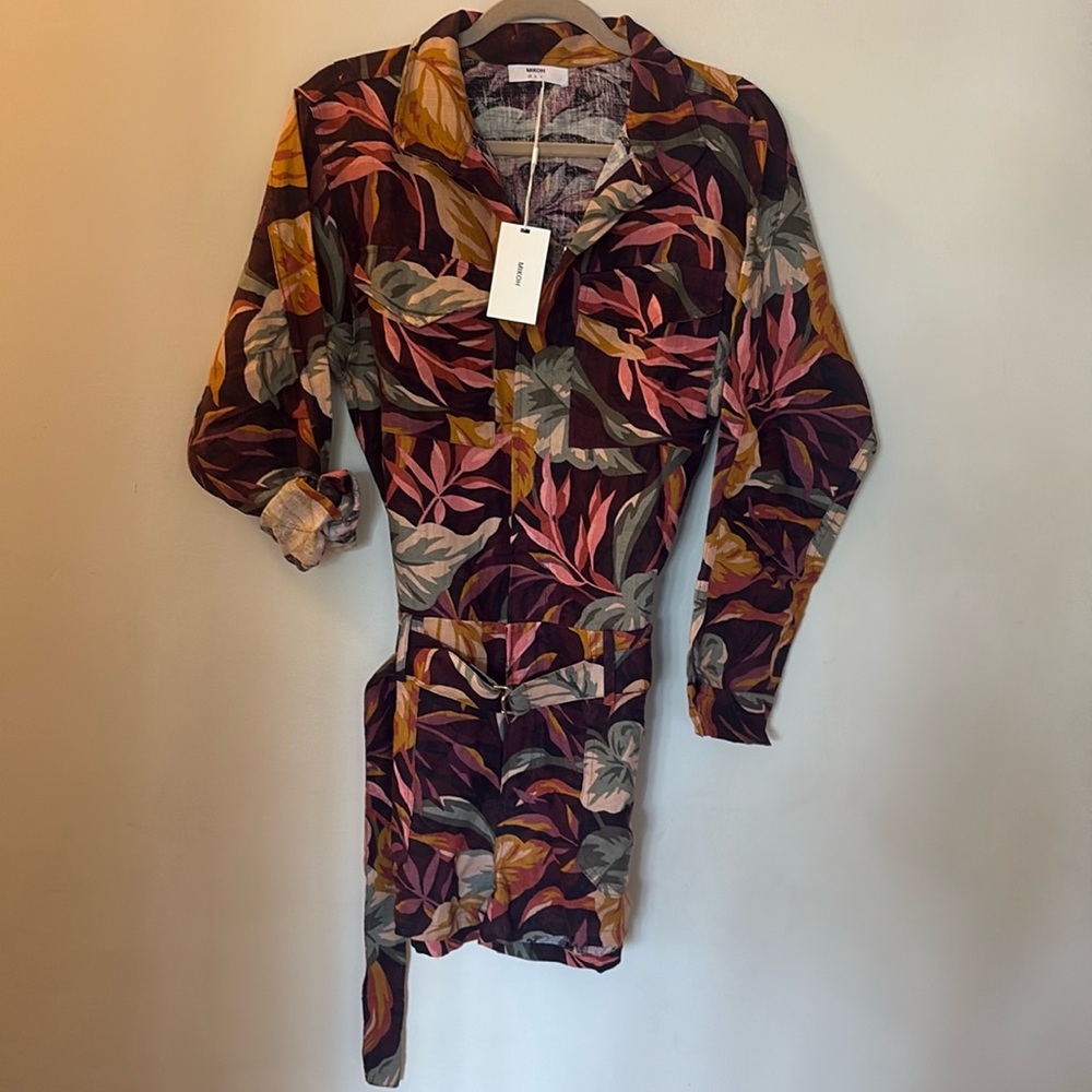 Mikoh linen printed romper